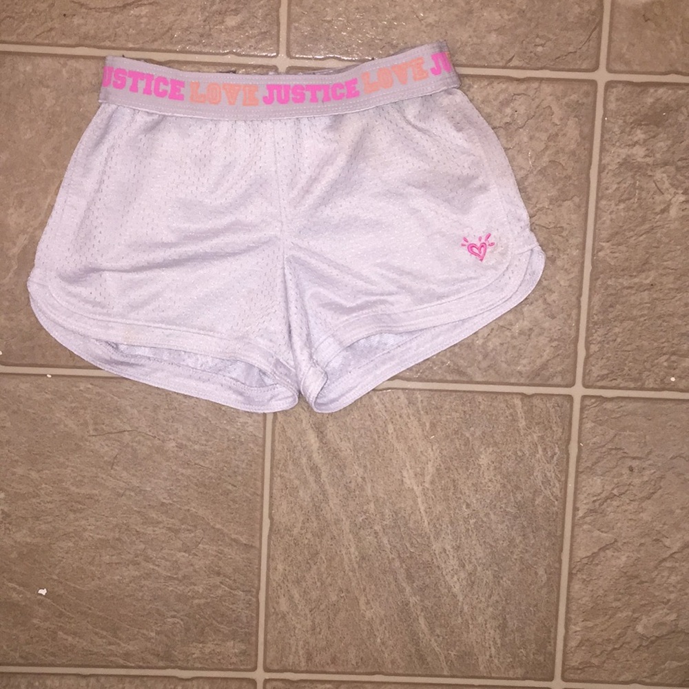 White athletic shorts
